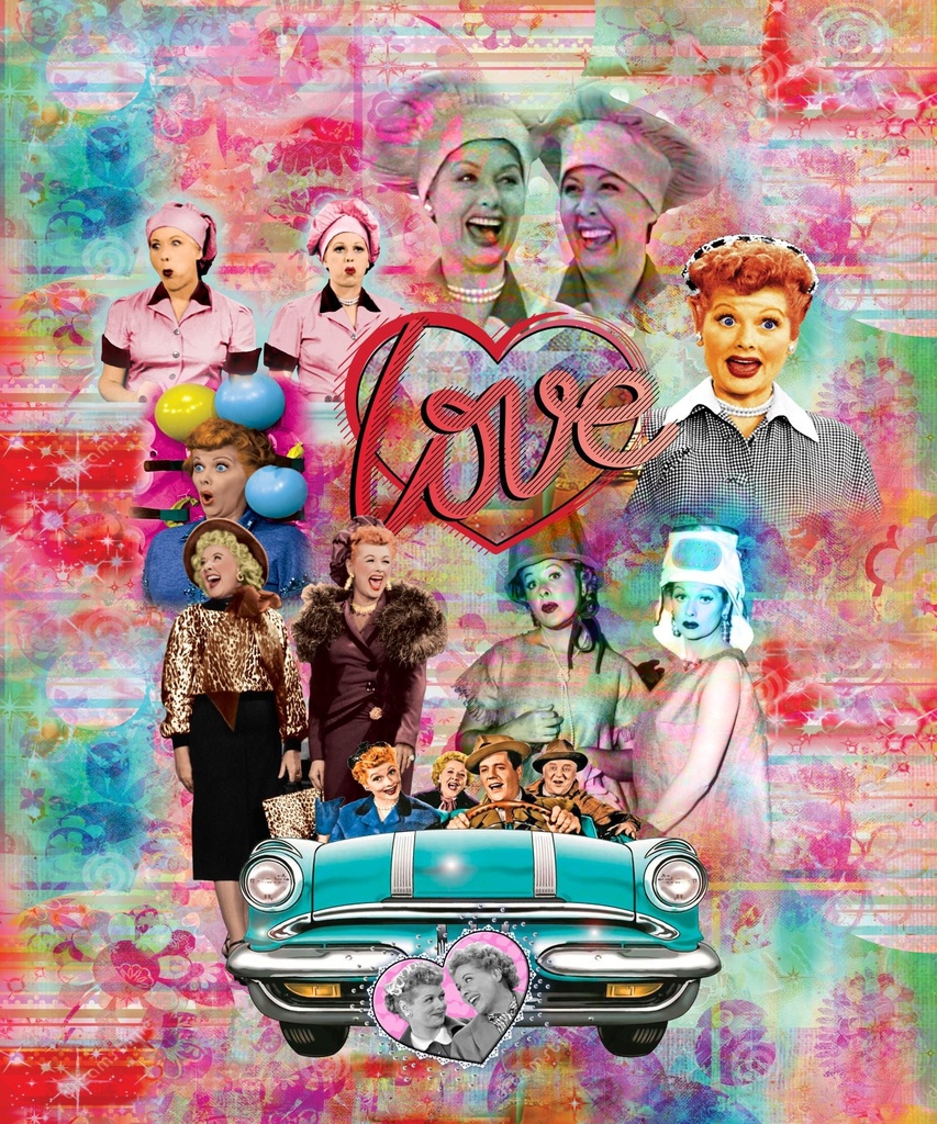Lucy Throw Blanket - Color Collage