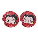 Betty Boop Car Coasters Set of 2- Betty Head