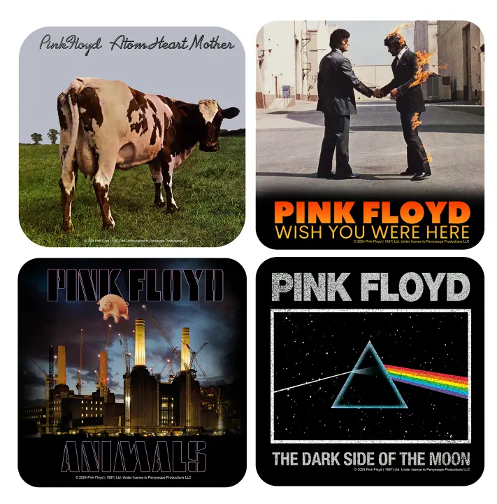 Pink Floyd Coasters - Set of 4