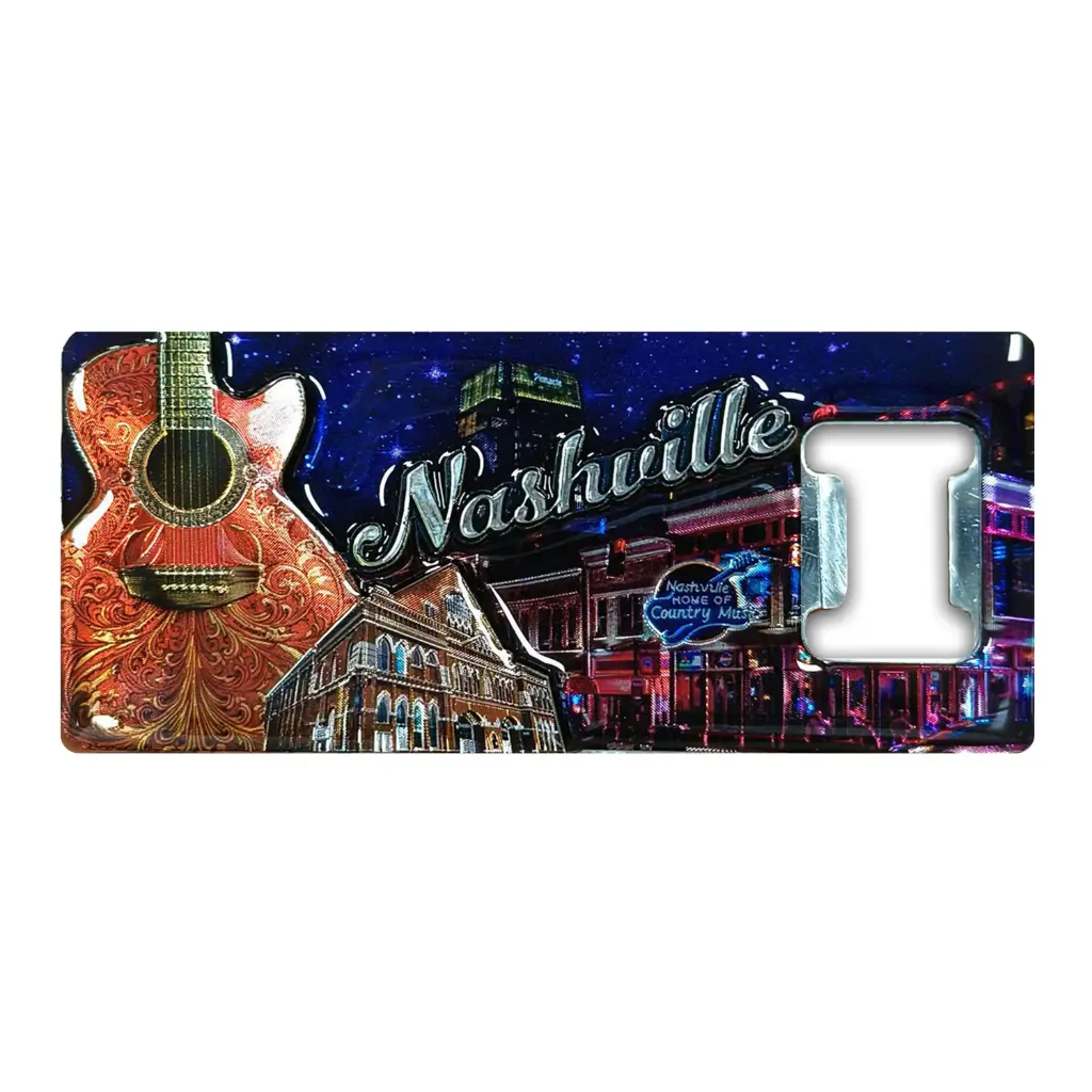 Nashville Bottle Opener - Laser 3D