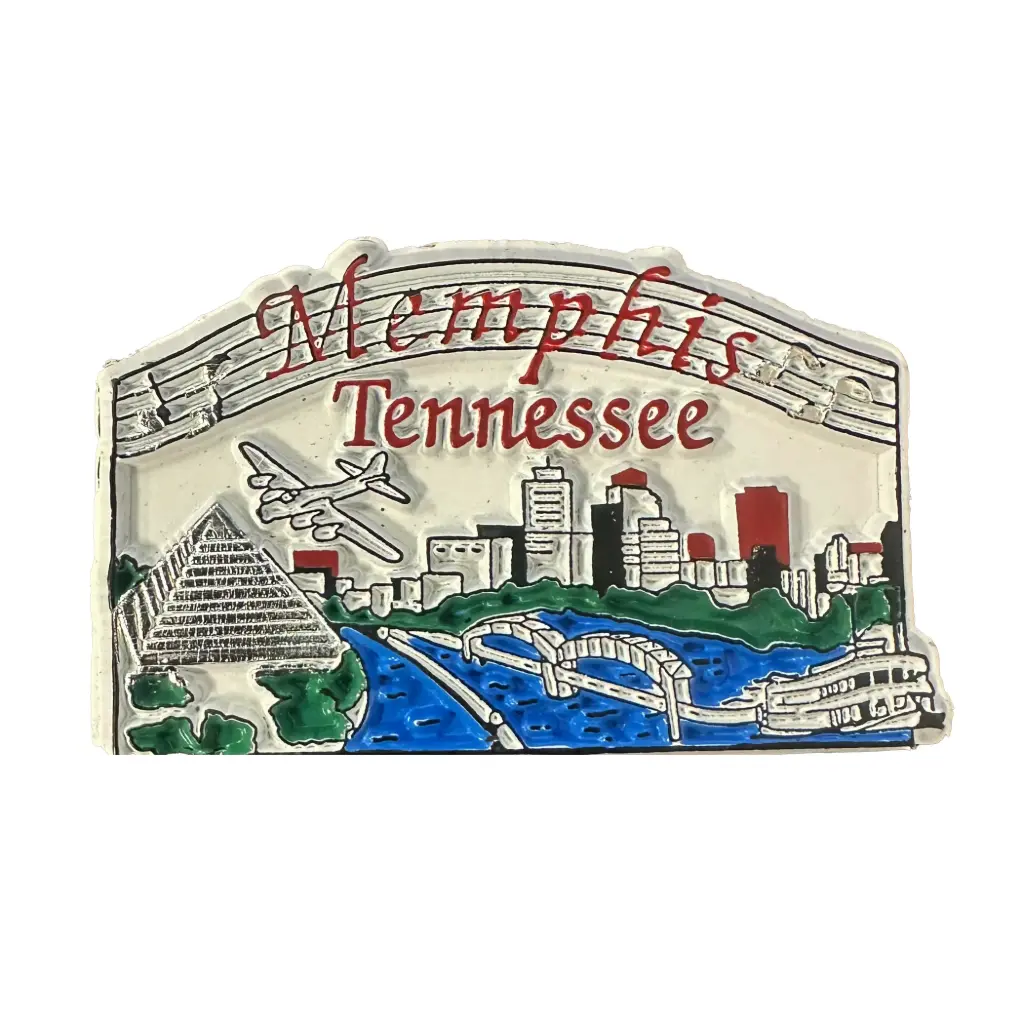 Memphis Magnet - Rubber Skyline Small