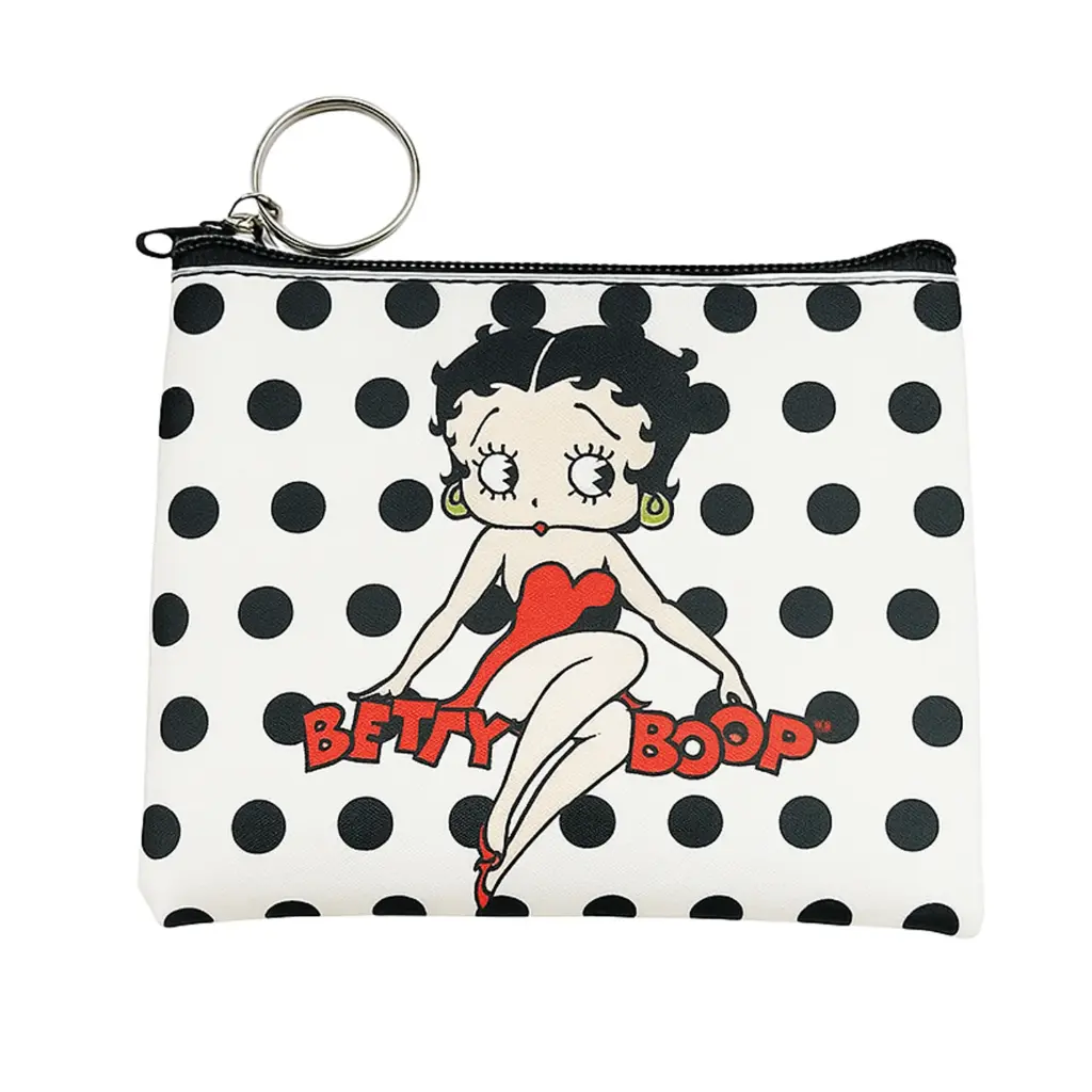 Betty Boop Keychain/Coin Purse - Polka Dots