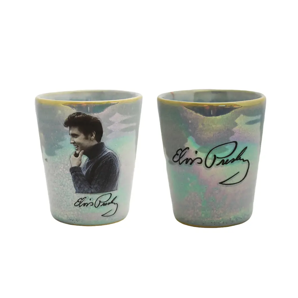 Elvis Shot Glass - Glazed Blue Sweater