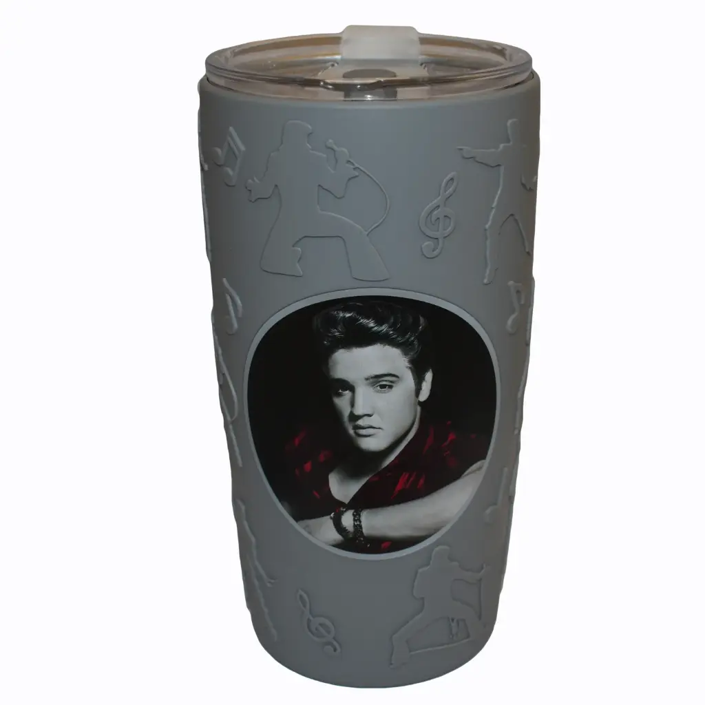 Elvis Thermo Stainless Steel With Silicone Sleeve - Gray Portrait