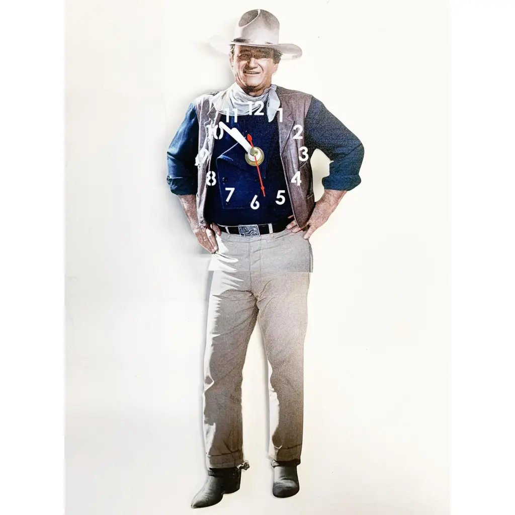 John Wayne Clock - Swing Legs