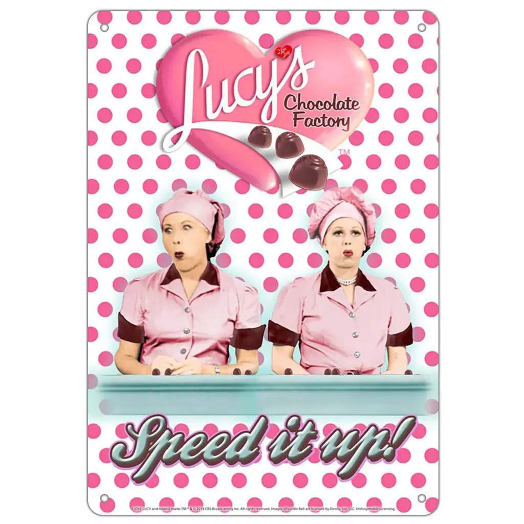 Lucy Sign - Chocolate Factory