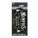 Memphis Sticker - Blues Man Oval