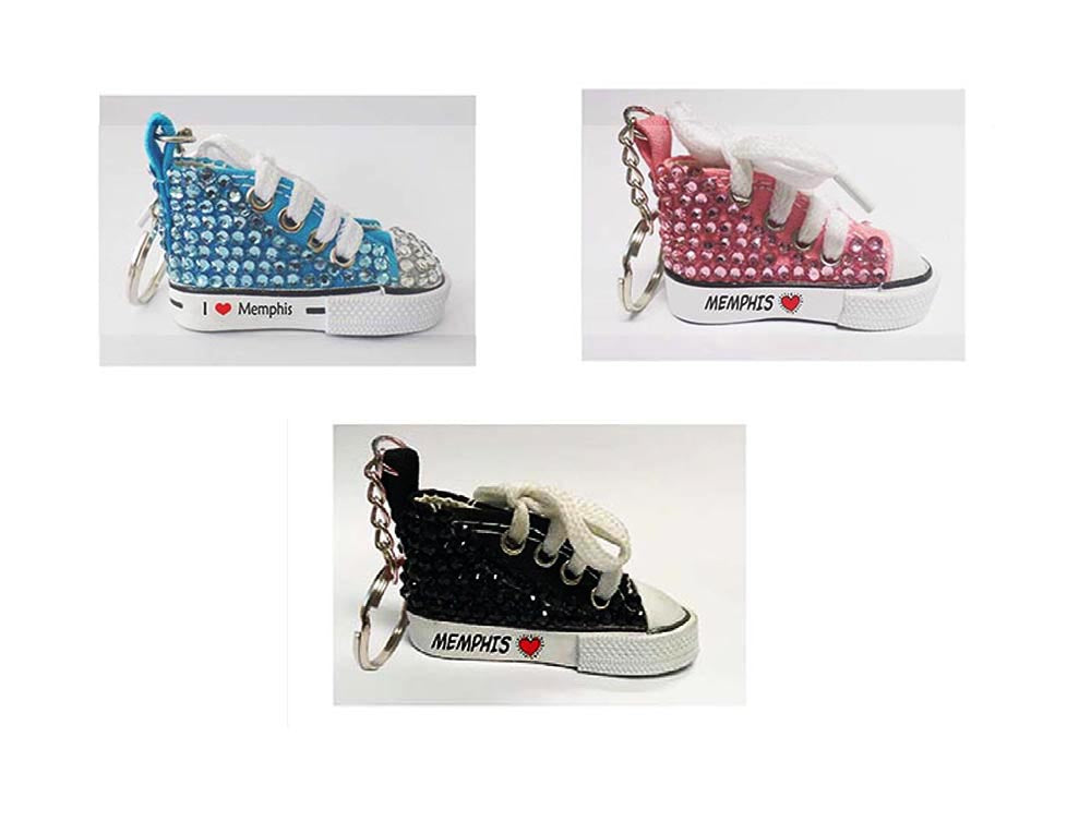 Memphis Key Chain - Shoe 3 Colors - 3pc Set