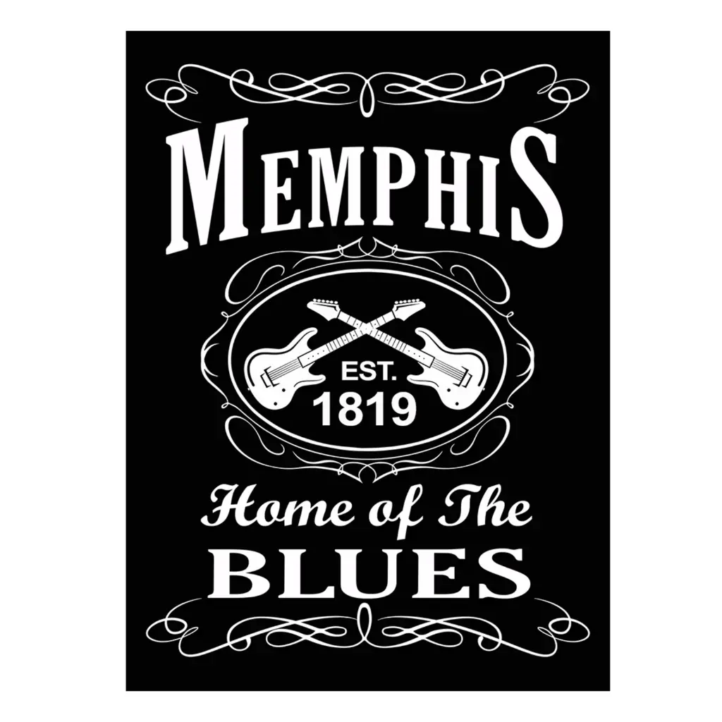 Memphis Postcard - Home of Blues - Pack of 50