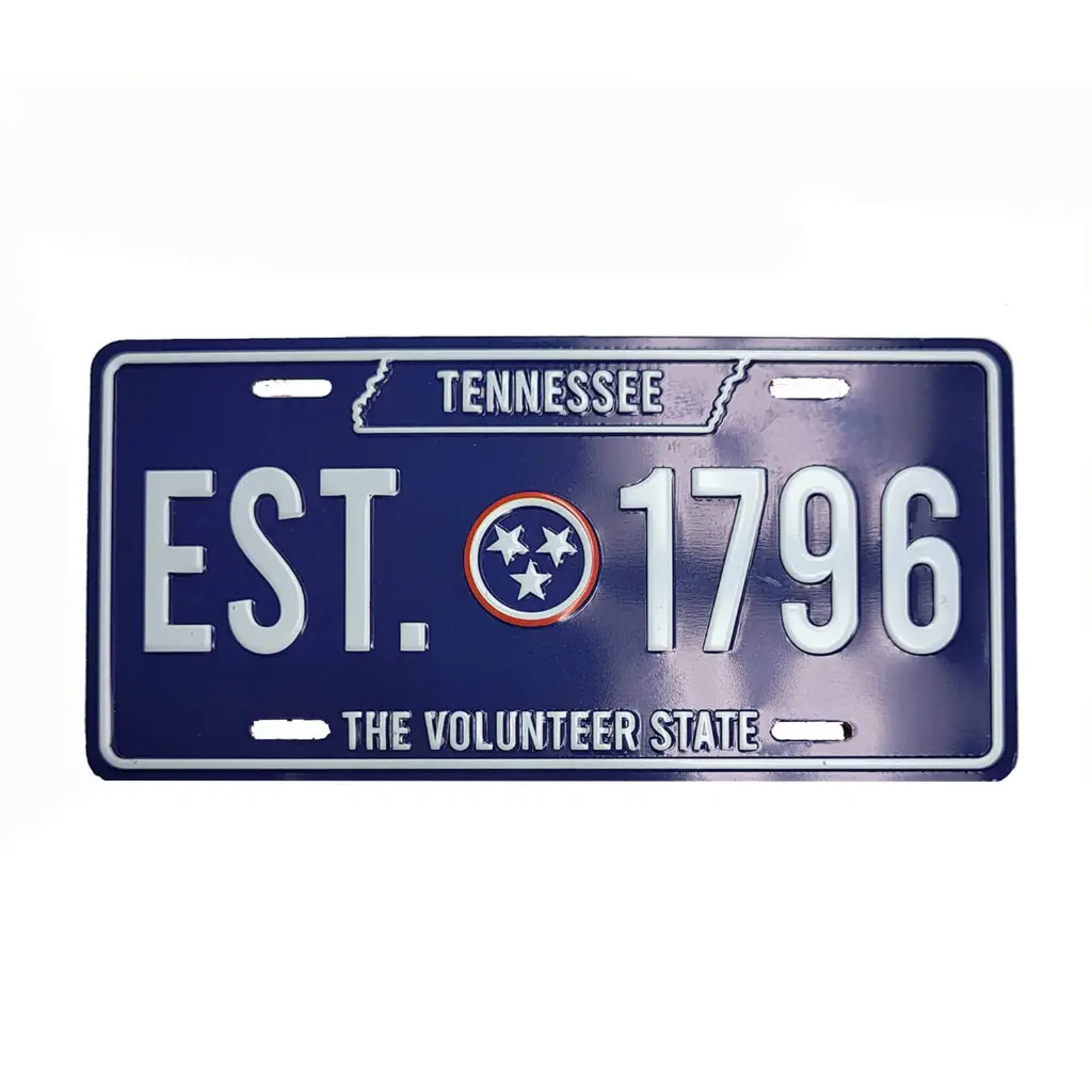 Tennessee Magnet - Lic Plate Est. 1796