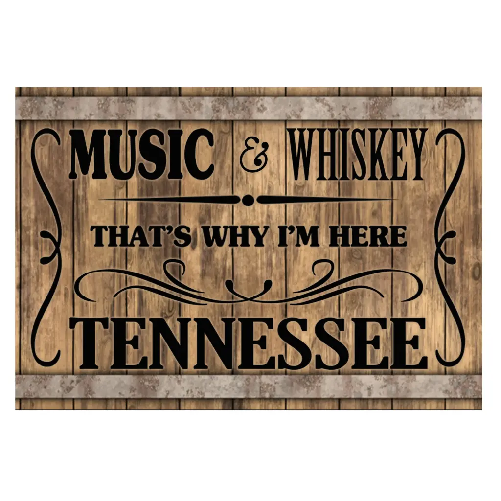Tennessee Post Cards - Music & Whiskey - Pack of 50
