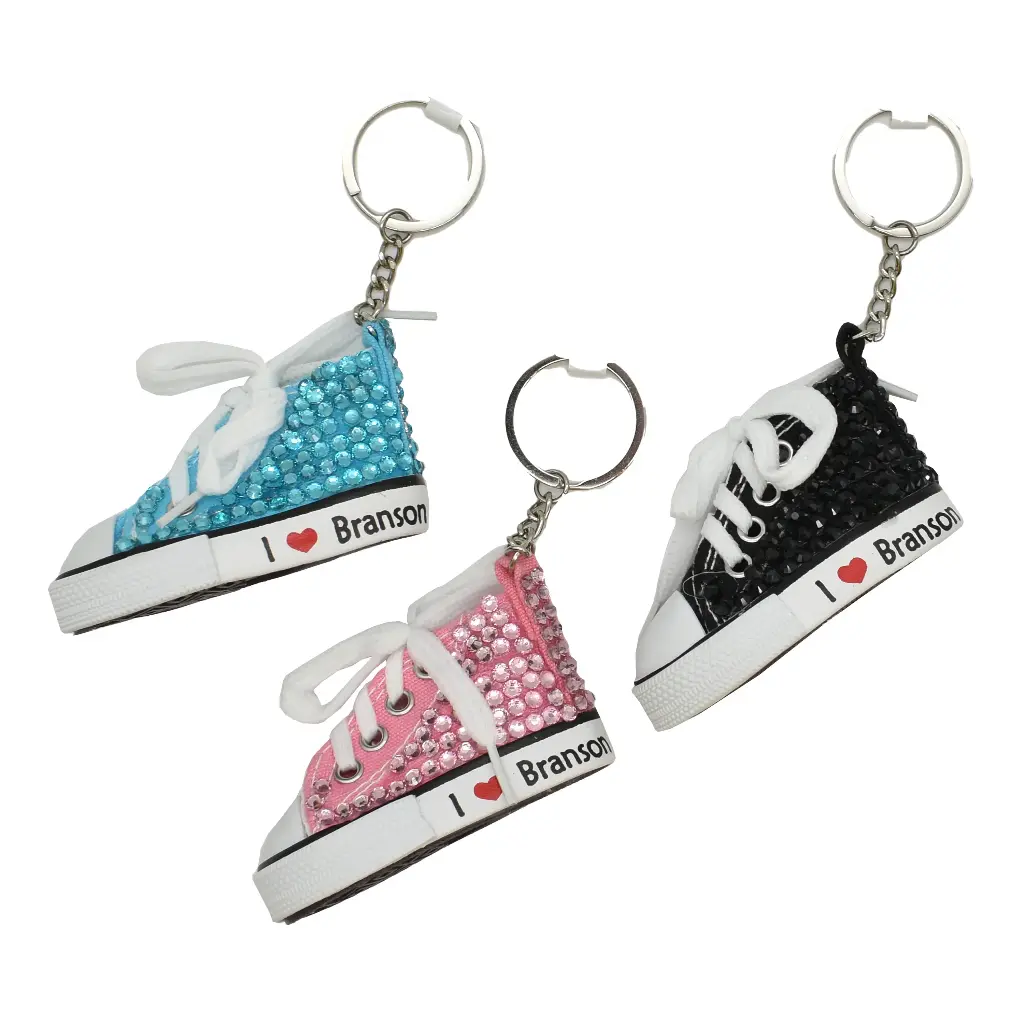 Branson Keychain - Shoe 3 Colors - 3pc Set