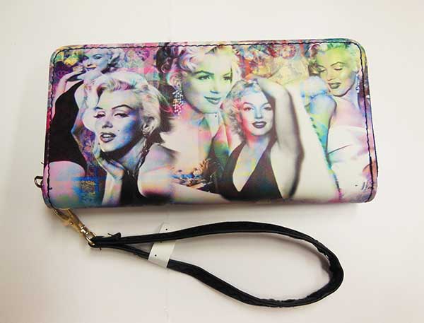 Marilyn Monroe Wallet - Colorful Collage