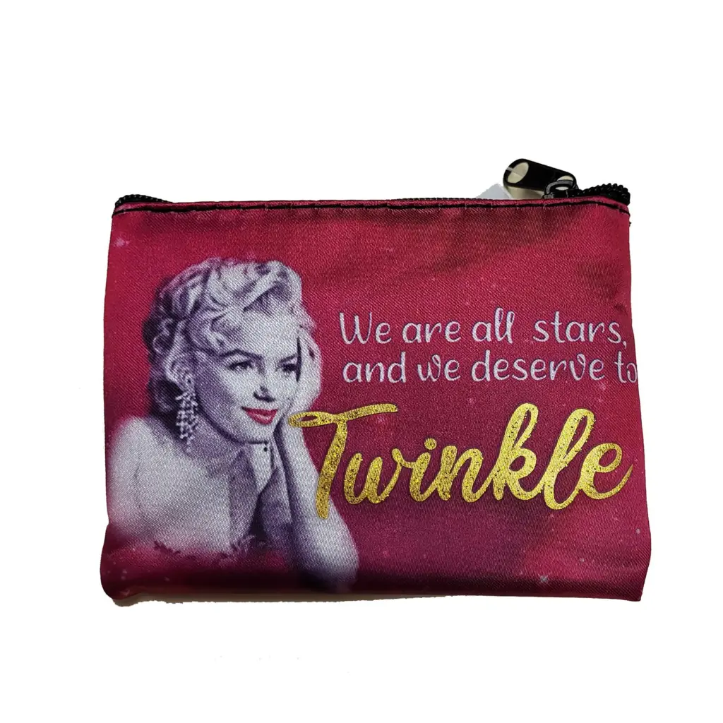 Marilyn Monroe Key Chain Coin Purse Twinkle