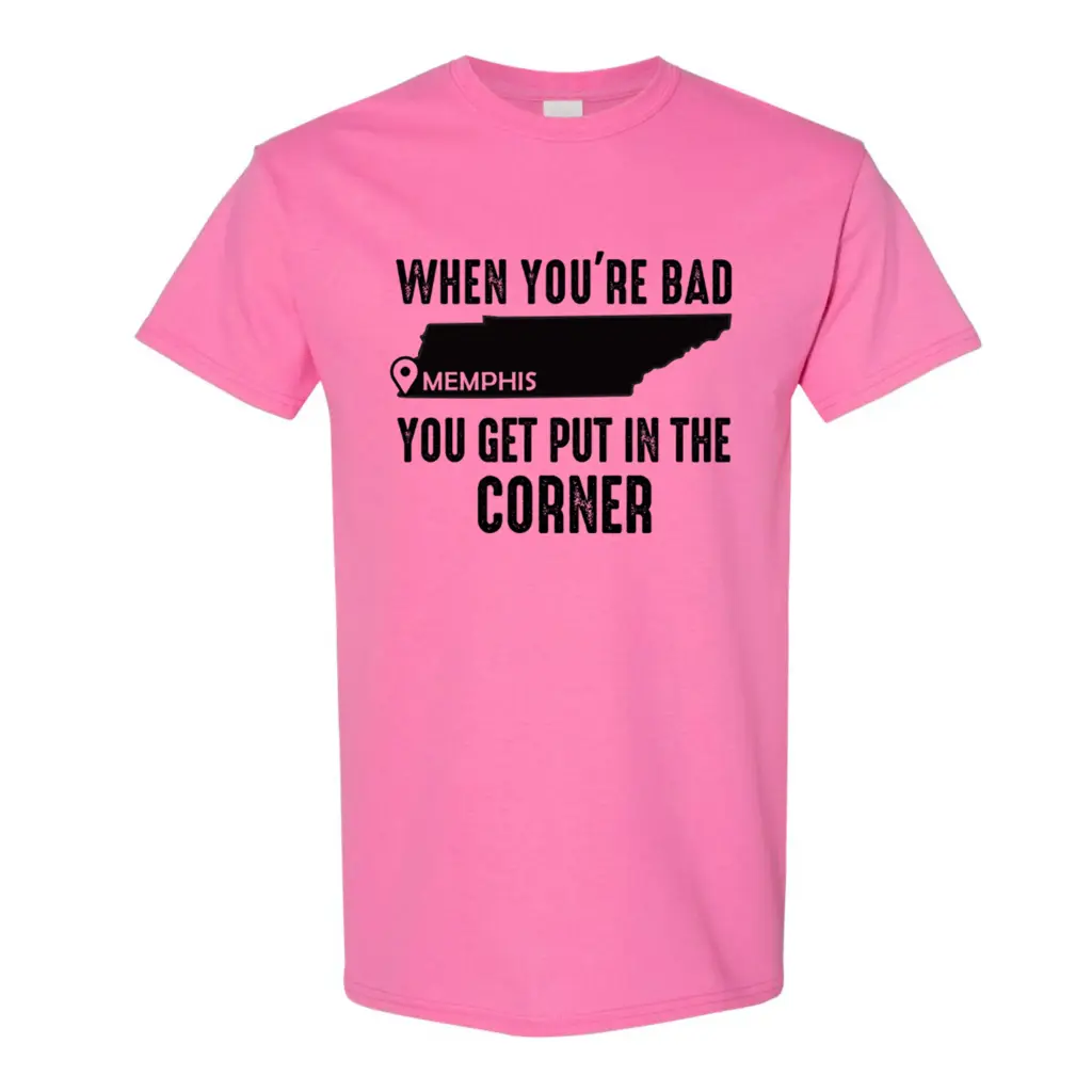Memphis T-Shirt - Corner Pink