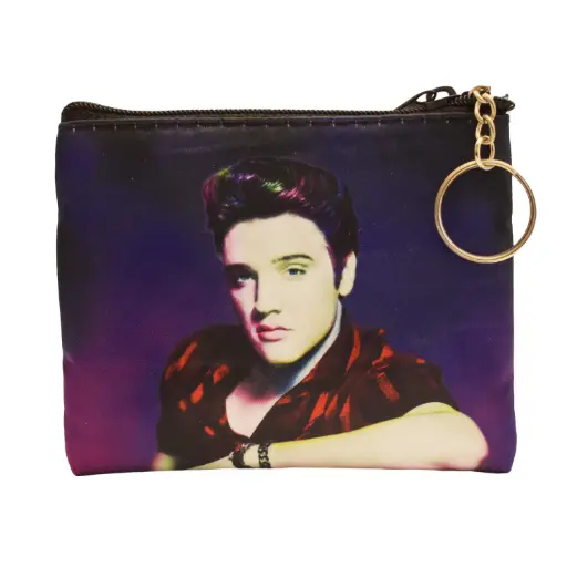 [E8930] Elvis Keychain/Coin Purse - Multi Color