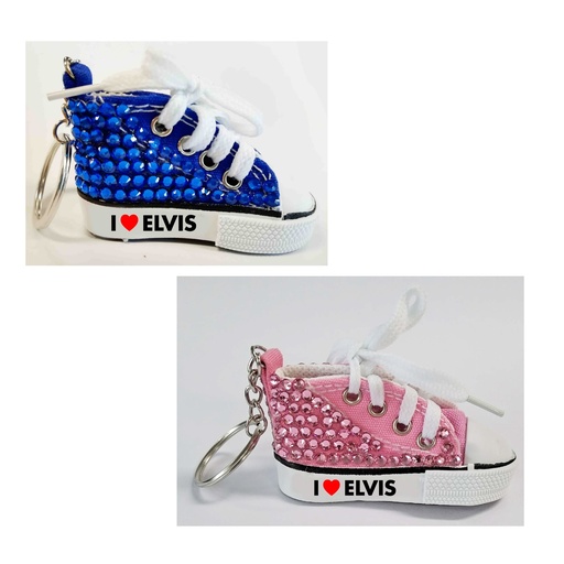 [E9049] Elvis Key Chain - Shoe 3 Colors - 4pc Set