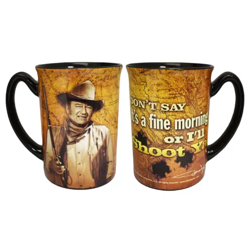 [JW4736] John Wayne Mug - I'll Shoot Ya