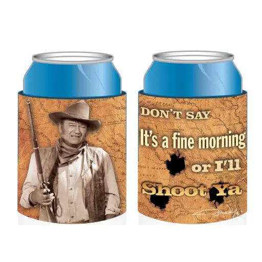 [JW5271] John Wayne Huggie/Koozie - I'll Shoot Ya