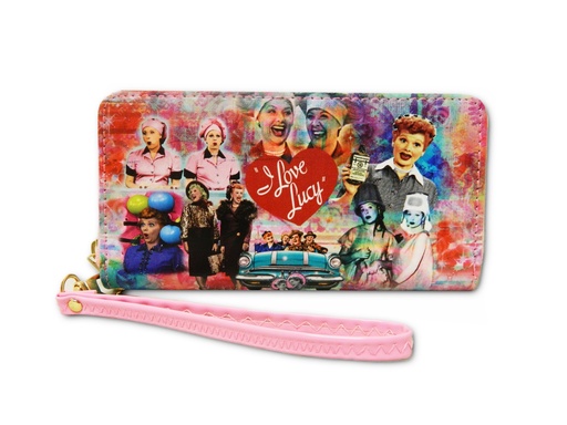 [L5592] Lucy Wallet - Colorful Collage