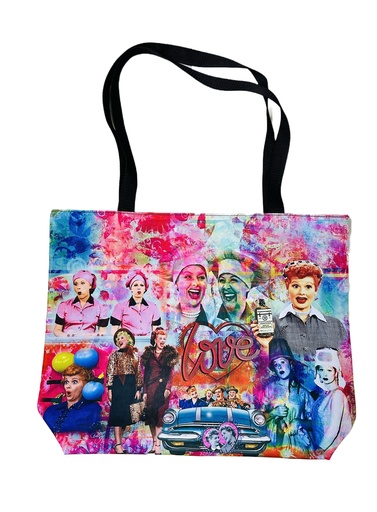 [L6211] Lucy Tote Bag - Color Collage