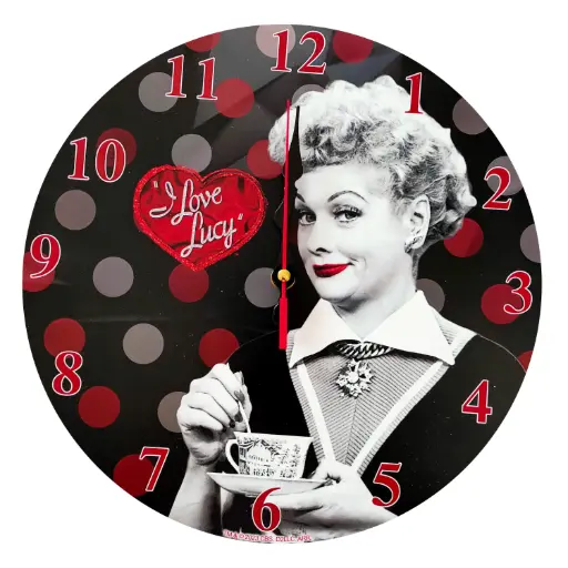 [L6220] Lucy Clock - Polka Dots