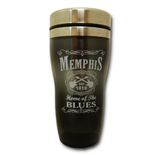 [M5639] Memphis Thermos - Blk & Wht Est.