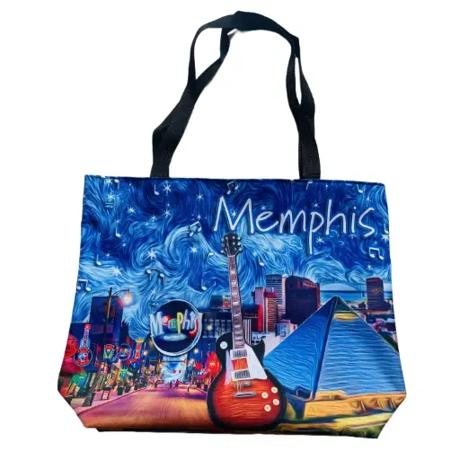 [M6622] Memphis Tote Bag - Starry Night