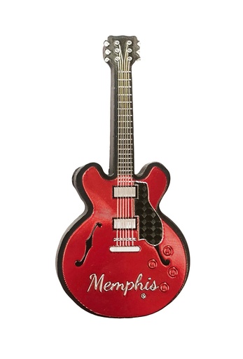 [M6678A] Memphis Magnet - Foil Guitar Red