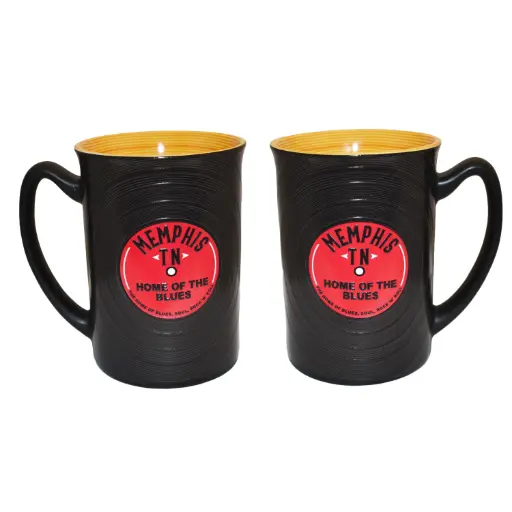 [M6779] Memphis Mug - Record Embossed