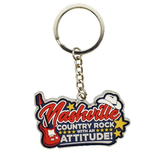 [N5148] Nashville Keychain - Country Attitude