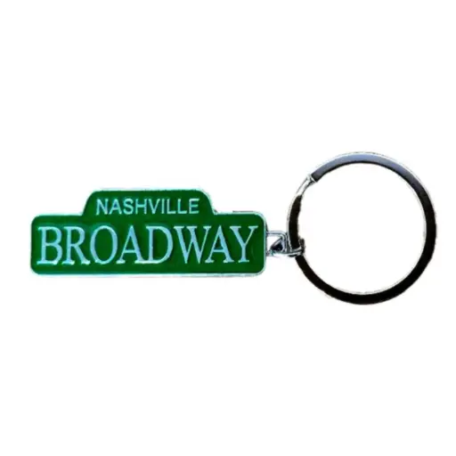 [N5856] Nashville Keychain - Honky Tonk  Row Sign