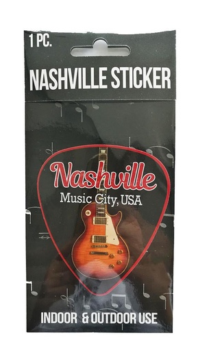 [N6005] Nashville Sticker - Guitar Pick