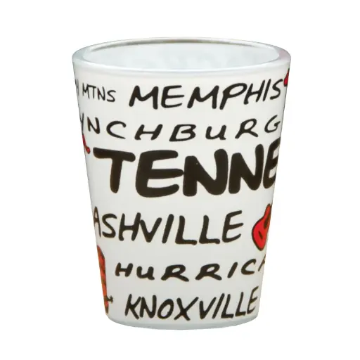 [T4983] Tennessee Shot Glass - Cities