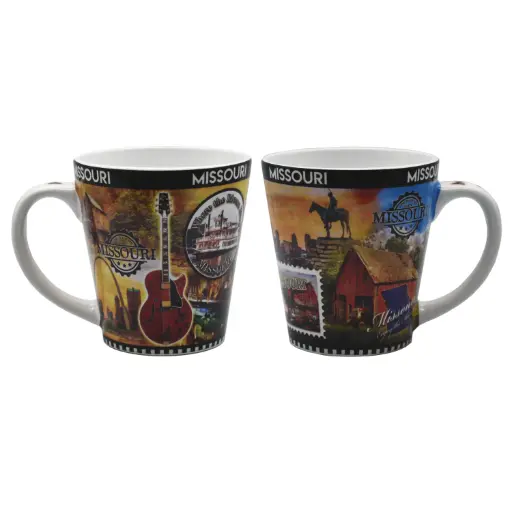 [X4681MO] Missouri Mug - Postage Stamp