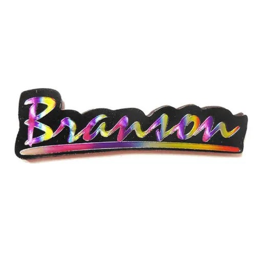 [XBR5505] Branson Magnet - Name Metallic