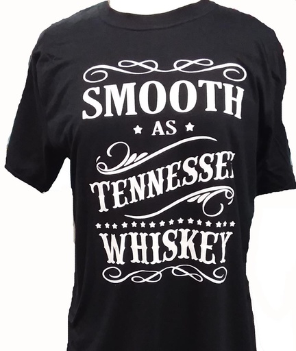 Tennessee T-Shirt - Smooth as Whiskey - Blk